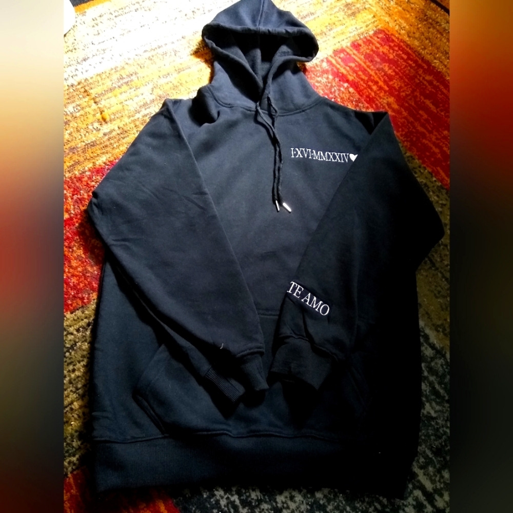 Black hoodie
